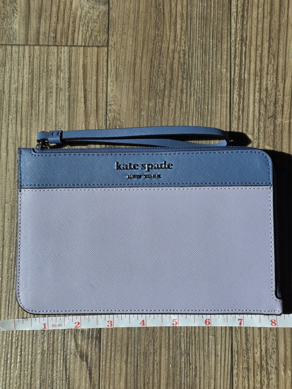 Kate Spade Two-Tone Blue & Lavender Wristlet